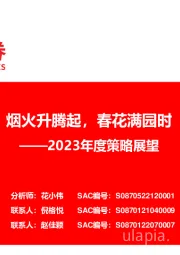 2023年度策略展望：烟火升腾起，春花满园时