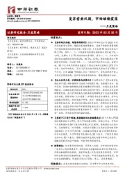月度策略：复苏需要巩固，市场继续震荡