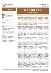 数字中国专题系列一：数字中国投资图谱