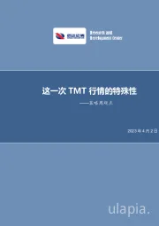 策略周观点：这一次TMT行情的特殊性