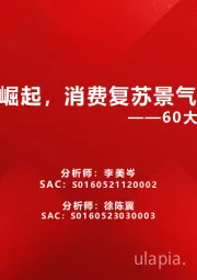 60大细分景气趋势分析六：AI+制造崛起，消费复苏景气不可忽视
