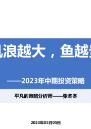 2023年中期投资策略：风浪越大，鱼越贵