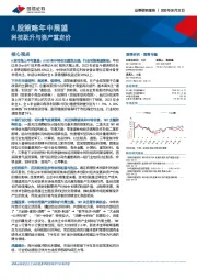 A股策略年中展望：科技跃升与资产重定价