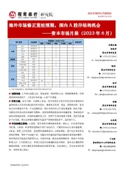 资本市场月报（2023年6月）：海外市场修正宽松预期，国内A股存结构机会