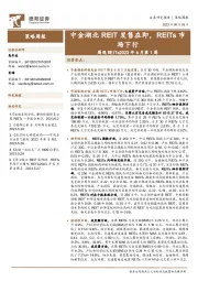 周观REITs2023年6月第1周：中金湖北REIT发售在即，REITs市场下行