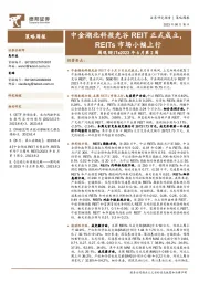 周观REITs2023年6月第2周：中金湖北科投光谷REIT正式成立，REITs市场小幅上行