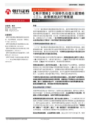 【粤开策略】中国特色估值主题策略(三)：政策梳理及行情展望