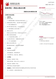 国联研究一周重点报告回顾