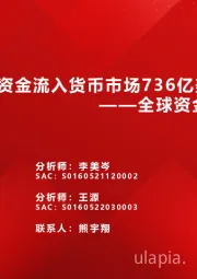 全球资金观察系列六十五：全球资金流入货币市场736亿美元