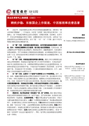 国企改革研究之数据篇（2023）：蹄疾步稳：东部国企上市提速，中西部效率改善显著