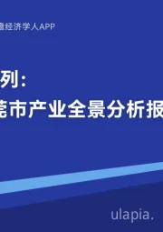 城市画像系列：2023年东莞市产业全景分析报告