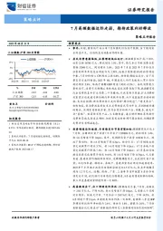 策略点评报告：7月高频数据边际走弱，期待政策利好释放