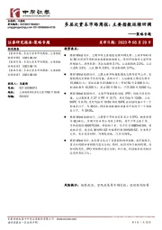 策略专题：多层次资本市场周报：主要指数延续回调