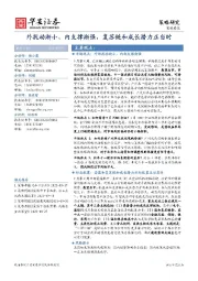 策略周报：外扰动渐小、内支撑渐强，复苏链和成长潜力正当时