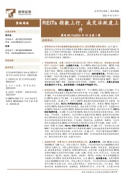 周观REITs2023年10月第1周：REITs指数上行，成交活跃度上升