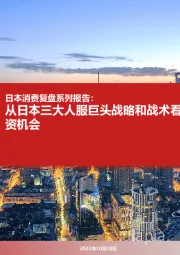 日本消费复盘系列报告:从日本三大人服巨头战略和战术看国内人服投资机会