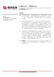 市场策略报告：总量波动不大，把握结构为主