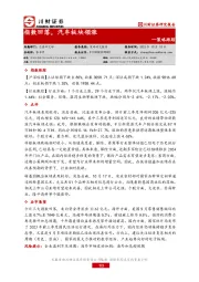 策略跟踪：指数回落，汽车板块领涨