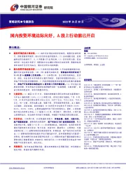 国内投资环境边际向好，A股上行动能已开启
