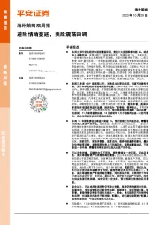 海外策略双周报：避险情绪蔓延，美股震荡回调