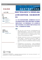 保险资产管理业创新型产品季度观察与展望：业务增长动能有待发掘，风险化解成效仍需关注