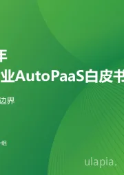 2023年中国企业AutoPaaS白皮书