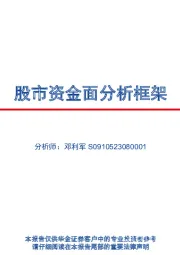 股市资金面分析框架