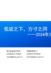 2024年大宗商品策略展望：低波之下，方寸之间