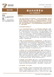 2024年度策略系列：潜在的逆势资金