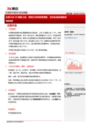 策略周报：本周上证50指数上涨，煤炭行业持续受青睐，光伏设备涨幅居前