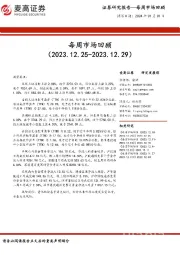 每周市场回顾
