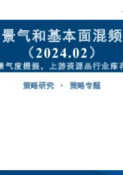 中观高频景气和基本面混频预测图谱（2024.02）：下游消费行业景气度提振，上游资源品行业库存周期定位分化