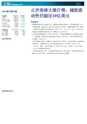 止步连续大涨行情，越股流动性仍超过10亿美元