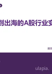从出口到出海的A股行业变迁线索