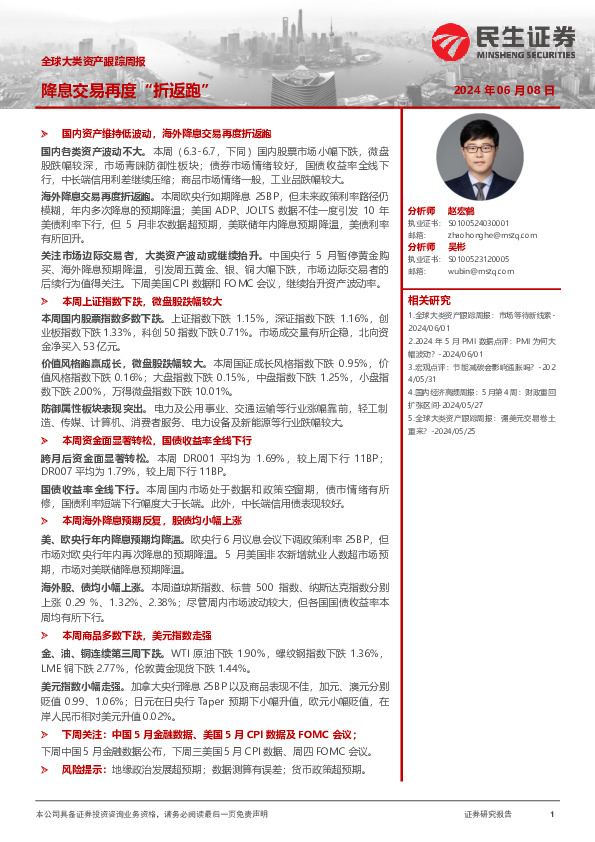 全球大类资产跟踪周报：降息交易再度“折返跑”