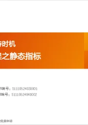A股动静框架之静态指标：7月，耐心等待时机
