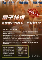 科技行业：子技术：新质生产力的下一个突破口？