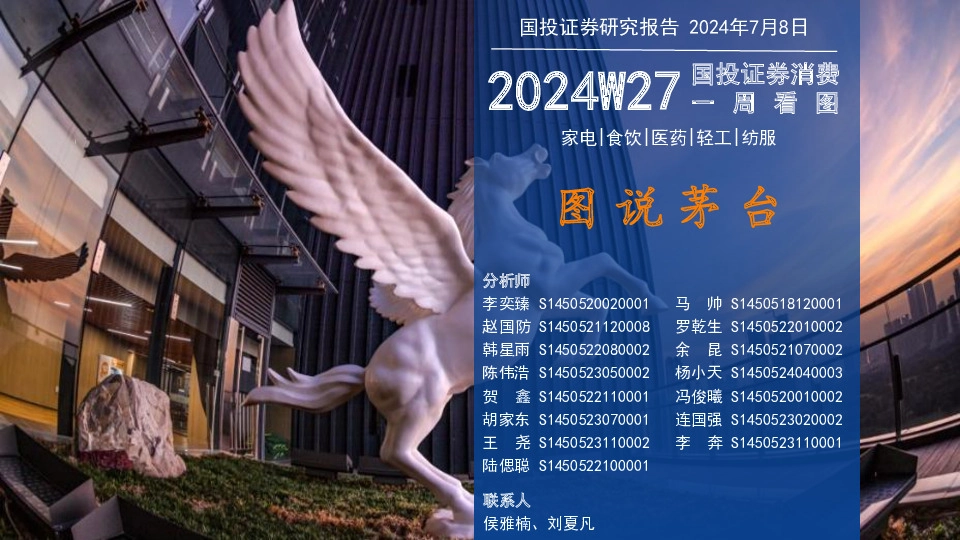 消费一周看图2024W27：图说茅台