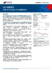 ESG专题研究：沪深300行业龙头ESG议题变迁史