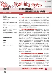 货币流动性系列报告六：中国货币政策传导框架：理论、实践与展望