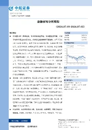 金融市场分析周报