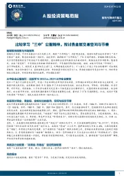 A股投资策略周报：比较学习“三中”公报精神，探讨贵金属交易空间与节奏