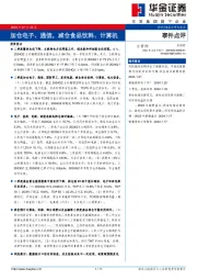 事件点评：加仓电子、通信，减仓食品饮料、计算机