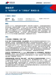 策略快评：从“哈里斯组合”和“万斯组合”看美国大选