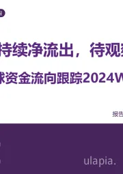 全球资金流向跟踪2024W37：6月以来外资持续净流出，待观察降息后动向