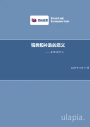 策略周观点：强势股补跌的意义
