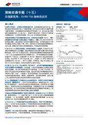 策略实操专题（十五）：估值新视角，EV/EBITDA指标的应用