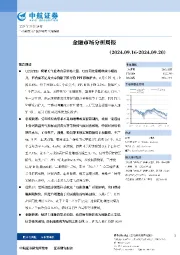 金融市场分析周报