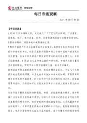 每日市场观察