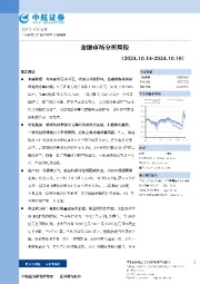 金融市场分析周报